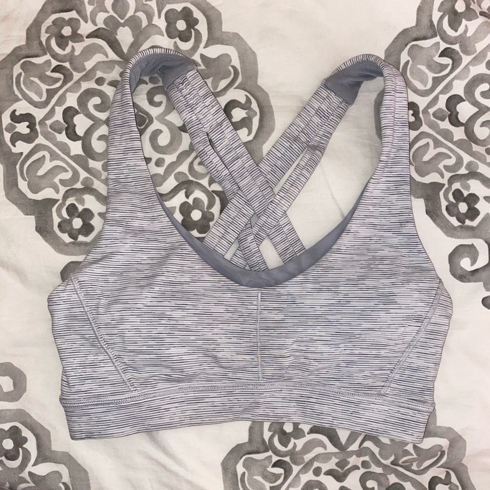 size 2 lululemon stash n’ run bra (: